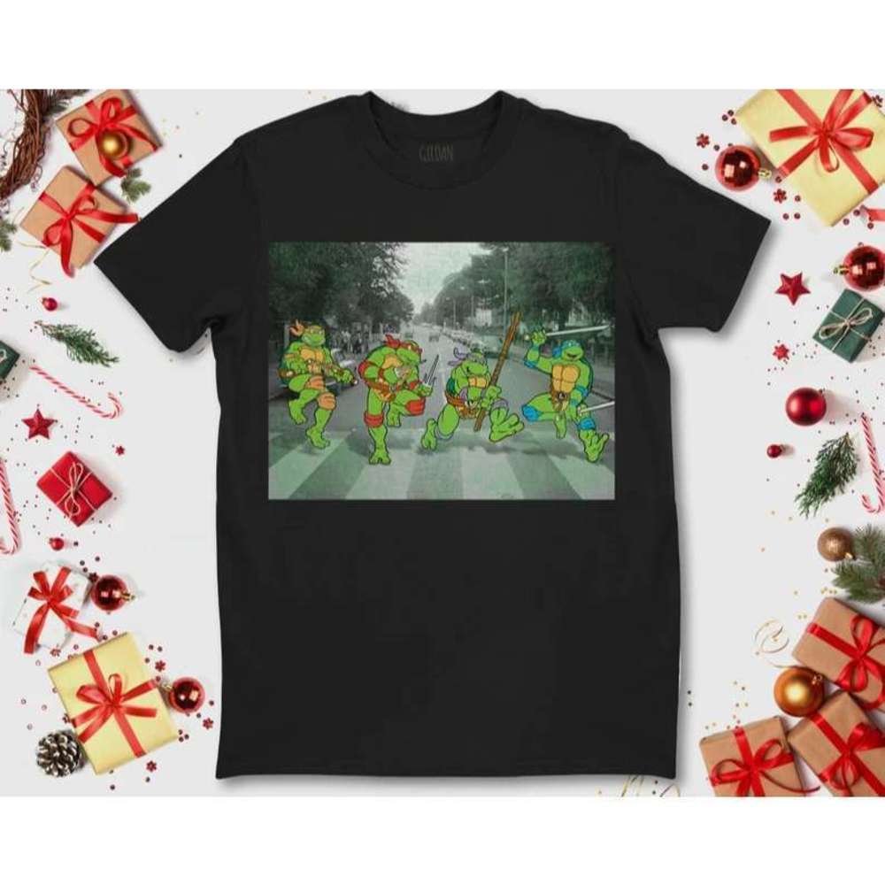 Teenage Mutant Ninja Turtles Abbey Road T Shirt